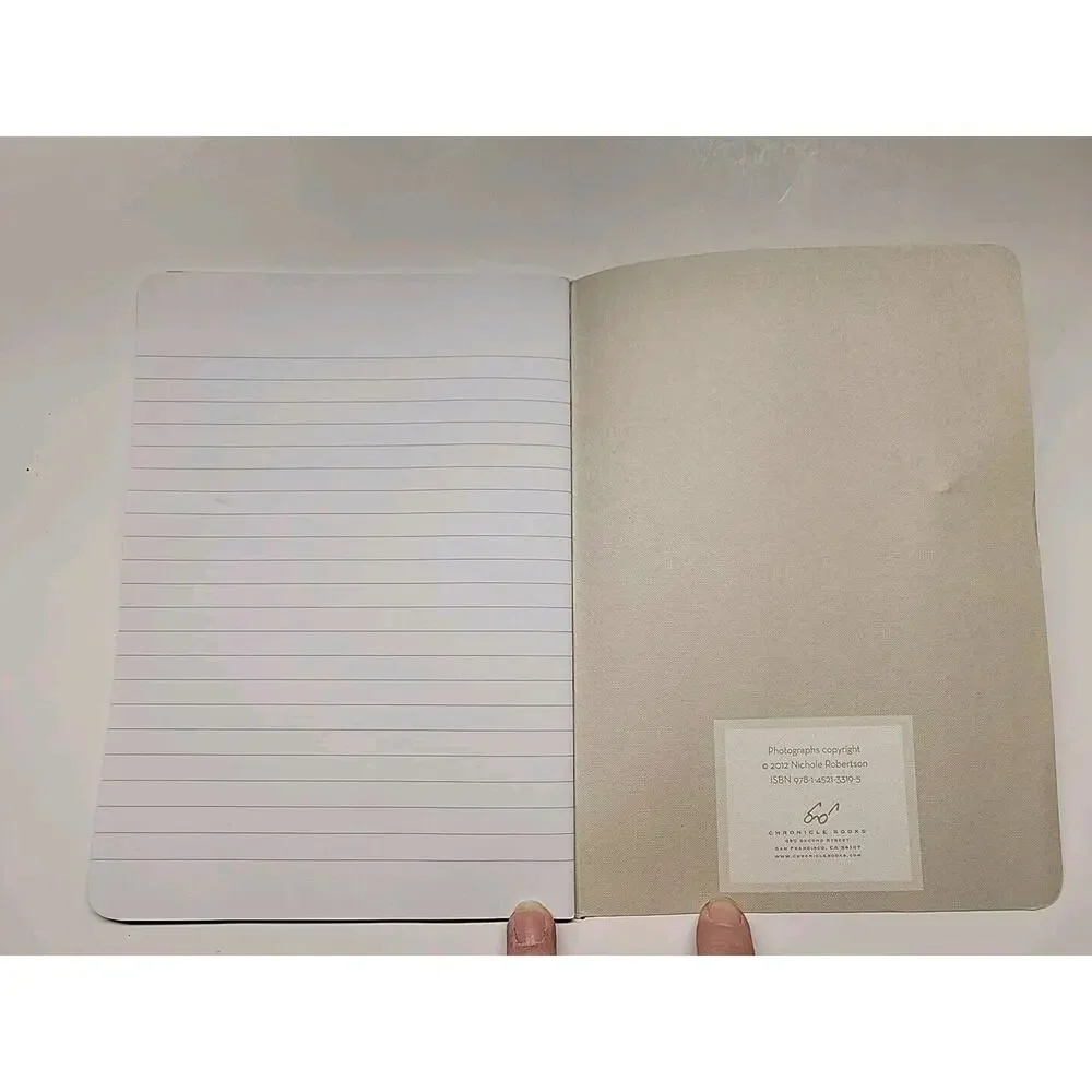 Handmade Stitched Diary, Travel Journal Writing Notebook, Blank 64 Lined Pages